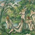 Bathers 2 Painting by Paul Cezanne Bathers 2 Painting by Paul Cezanne