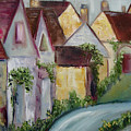 Bourton on the Water Painting by Roxy Rich Bourton on the Water Painting by Roxy Rich