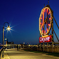 Illuminated Colgate Clock Photograph by Susan Candelario Illuminated Colgate Clock Photograph by Susan Candelario