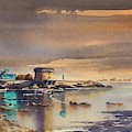 Evening At Seapoint. Painting by Roland Byrne Evening At Seapoint. Painting by Roland Byrne
