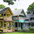 Gingerbread Houses On Martha's Vineyard by Brendan Reals Gingerbread Houses On Martha's Vineyard by Brendan Reals