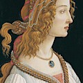 Portrait Of A Young Woman, Portrait Of Simonetta Vespucci As Nymph by Sandro Botticelli Portrait Of A Young Woman, Portrait Of Simonetta Vespucci As Nymph by Sandro Botticelli