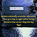 KNOWLEDGE 4-24 Characteristics of a Genius #1 by Kristina Toth