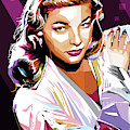 Lauren Bacall Digital Art by Stars on Art Lauren Bacall Digital Art by Stars on Art