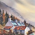 Mountain House Painting by Roland Byrne Mountain House Painting by Roland Byrne