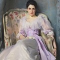 Portrait Of Lady Agnew Of Lochnaw Painting by John Singer Sargent Portrait Of Lady Agnew Of Lochnaw Painting by John Singer Sargent