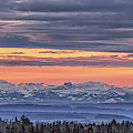 Sunset over the Alps #1 Photograph by Bernd Laeschke Sunset over the Alps #1 Photograph by Bernd Laeschke