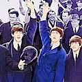The Beatles 1964 Arrival In New York by Robert Kinser The Beatles 1964 Arrival In New York by Robert Kinser