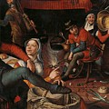 The Egg Dance, 1552 Painting by Pieter Aertsen