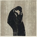 The Kiss Iv Painting by Edvard Munch The Kiss Iv Painting by Edvard Munch