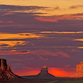 The Mittens and Merrick Butte at Sunset Photograph by Jeff Goulden The Mittens and Merrick Butte at Sunset Photograph by Jeff Goulden