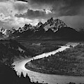 The Tetons And The Snake River 1942 Photograph by Mountain Dreams The Tetons And The Snake River 1942 Photograph by Mountain Dreams