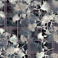 Thistle Plaid Digital Art by Sand And Chi Thistle Plaid Digital Art by Sand And Chi