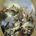 The Apotheosis of the Spanish Monarchy, c1765 by Giovanni Battista Tiepolo The Apotheosis of the Spanish Monarchy, c1765 by Giovanni Battista Tiepolo