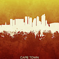 Cape Town South Africa Skyline by Michael Tompsett Cape Town South Africa Skyline by Michael Tompsett