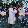Carnation, Lily, Lily, Rose Painting by John Singer Sargent Carnation, Lily, Lily, Rose Painting by John Singer Sargent