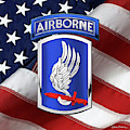 173rd Airborne Brigade Combat Team - 173rd A B C T Insignia over Flag Digital Art by Serge Averbukh 173rd Airborne Brigade Combat Team - 173rd A B C T Insignia over Flag Digital Art by Serge Averbukh