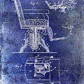 1892 Barbers Chair Patent Blue by Jon Neidert 1892 Barbers Chair Patent Blue by Jon Neidert