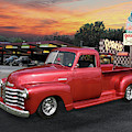 1949 Chevy Pickup at Porky's Drive-In Photograph by Ron Long 1949 Chevy Pickup at Porky's Drive-In Photograph by Ron Long