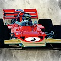 1970 Lotus 72 Painting by Simon Read 1970 Lotus 72 Painting by Simon Read