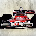 1976 McLaren M23 Painting by Simon Read 1976 McLaren M23 Painting by Simon Read