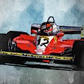 1978 Ferrari 312T3 Painting by Simon Read 1978 Ferrari 312T3 Painting by Simon Read