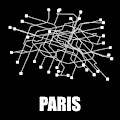 Paris Black Subway Map by Naxart Studio Paris Black Subway Map by Naxart Studio