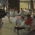 The Dance Class Painting by Edgar Degas The Dance Class Painting by Edgar Degas