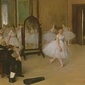 The Dancing Class Painting by Edgar Degas The Dancing Class Painting by Edgar Degas