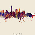 Cleveland Ohio Skyline by Michael Tompsett Cleveland Ohio Skyline by Michael Tompsett