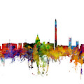 Washington DC Skyline Digital Art by Michael Tompsett Washington DC Skyline Digital Art by Michael Tompsett