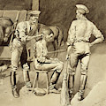 A Haircut In A Cavalry Stable by Frederic Remington A Haircut In A Cavalry Stable by Frederic Remington
