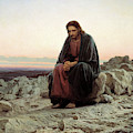 Christ in the Wilderness Painting by Ivan Kramskoy Christ in the Wilderness Painting by Ivan Kramskoy