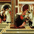 Last Miracle And The Death Of St. Zenobius Painting by Sandro Botticelli