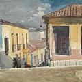 Santiago De Cuba; Street Scene Painting by Winslow Homer Santiago De Cuba; Street Scene Painting by Winslow Homer