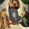 The Sistine Madonna Painting by Raphael The Sistine Madonna Painting by Raphael