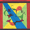 46.AB.1 Abstract Mixed Media by Lew Hagood 46.AB.1 Abstract Mixed Media by Lew Hagood