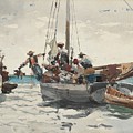 Market Scene, Nassau Painting by Winslow Homer Market Scene, Nassau Painting by Winslow Homer