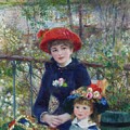Two Sisters Painting by Pierre-auguste Renoir Two Sisters Painting by Pierre-auguste Renoir