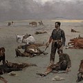 What An Unbranded Cow Has Cost Painting by Frederic Remington What An Unbranded Cow Has Cost Painting by Frederic Remington