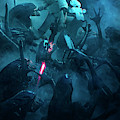 501 vs Aliens 2 Digital Art by Guillem H Pongiluppi 501 vs Aliens 2 Digital Art by Guillem H Pongiluppi