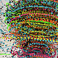 Exploding Strings Of Multi Colored Beads #7 Photograph by Ikon Images