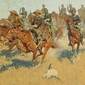 On The Southern Plains Painting by Frederic Remington On The Southern Plains Painting by Frederic Remington