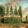 A Formal Garden Painting by Audrey Jeanne Roberts A Formal Garden Painting by Audrey Jeanne Roberts