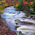 A River Runs Through Autumn Photograph by Greg Norrell A River Runs Through Autumn Photograph by Greg Norrell