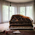 Abandoned Piano with Flowers Photograph by Roman Robroek Abandoned Piano with Flowers Photograph by Roman Robroek