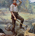 Abe Lincoln The Rail Splitter Painting by War Is Hell Store Abe Lincoln The Rail Splitter Painting by War Is Hell Store