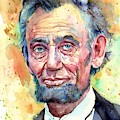 Abraham Lincoln Portrait Painting by Suzann Sines Abraham Lincoln Portrait Painting by Suzann Sines