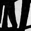 Abstract Black and White No.22 Mixed Media by Naxart Studio Abstract Black and White No.22 Mixed Media by Naxart Studio