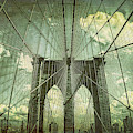 Abstract Brooklyn Bridge by Stefano Senise Abstract Brooklyn Bridge by Stefano Senise